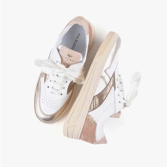 NIB ALL BLACK Puff Sneaker Rose Gold 41 (9.5 / 10) - Picture 3 of 7